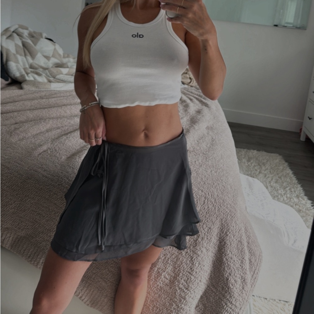 House of CB purple wrap skirt